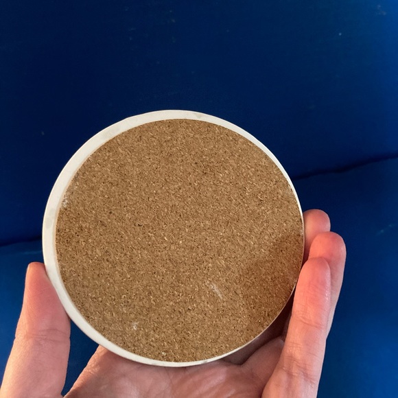 Set of 4 Snowflake Coasters - Red and Blue Accents - Picture 12 of 15